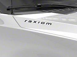 SEC10 Raxiom Hood Decal; Black (Universal; Some Adaptation May Be Required)