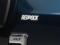 SEC10 RedRock Fender Decal; White (Universal; Some Adaptation May Be Required)