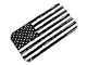 SEC10 15x8 Generic Distressed Flag; Matte Black (Universal; Some Adaptation May Be Required)