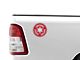 SEC10 Emotional Support Vehicle Decal; Red (Universal; Some Adaptation May Be Required)