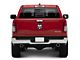 SEC10 Middle Window Distressed American Flag Decal; Matte Black (02-24 RAM 1500)