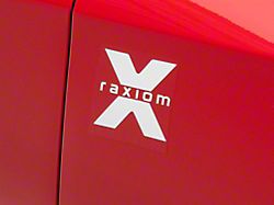 SEC10 Raxiom Fender Decal; White (Universal; Some Adaptation May Be Required)