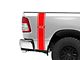 SEC10 Rear Vertical Stripe with 4x4 Logo; Red (02-24 RAM 1500)