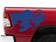 SEC10 Running Ram Head Decal; Blue (94-24 RAM 1500)