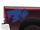 SEC10 Running Ram Head Decal; Blue (94-24 RAM 2500)