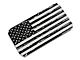 SEC10 12x24 Generic Distressed Flag; Matte Black (Universal; Some Adaptation May Be Required)