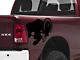 SEC10 Running Ram Head Decal; Gloss Black (94-24 RAM 3500)