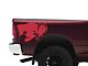 SEC10 Running Ram Head Decal; Red (94-24 RAM 3500)