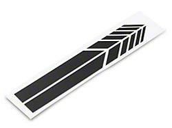 SEC10 Side Mirror Hash Stripes; Matte Black (Universal; Some Adaptation May Be Required)