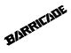 SEC10 Barricade Standard Decal; Black (Universal; Some Adaptation May Be Required)