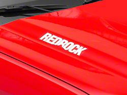 SEC10 RedRock Hood Decal; White (Universal; Some Adaptation May Be Required)