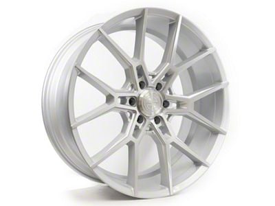 Select Precision Alloys Alpine Gloss Silver Brushed 6-Lug Wheel; 24x10; 25mm Offset (07-13 Silverado 1500)