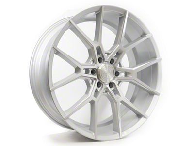 Select Precision Alloys Alpine Gloss Silver Brushed 6-Lug Wheel; 22x10; 25mm Offset (07-14 Tahoe)