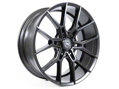 Select Precision Alloys Alpine Satin Black 6-Lug Wheel; 22x10; 25mm Offset (07-14 Tahoe)