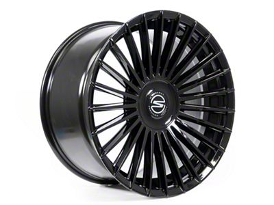 Select Precision Alloys Bristol Glossy Black 6-Lug Wheel; 24x10; 19mm Offset (07-14 Tahoe)