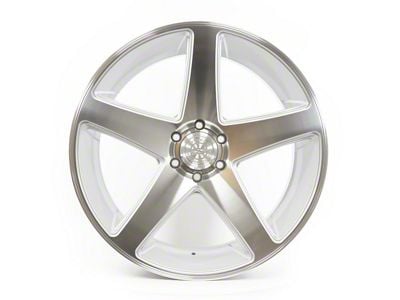 Select Precision Alloys Spectrum Gloss Silver Machined 6-Lug Wheel; 24x10; 19mm Offset (07-14 Tahoe)