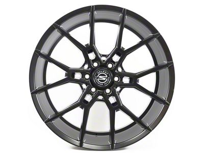 Select Precision Alloys Alpine Satin Black 6-Lug Wheel; 24x10; 25mm Offset (14-18 Sierra 1500)