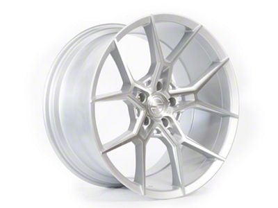 Select Precision Alloys Alpine Gloss Silver Brushed 6-Lug Wheel; 24x10; 25mm Offset (15-20 Tahoe)