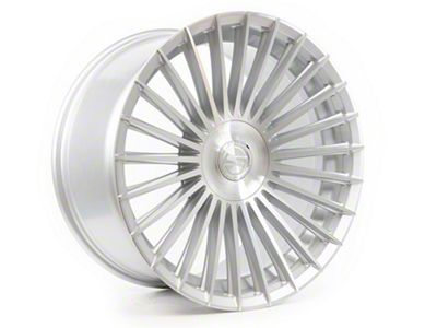 Select Precision Alloys Bristol Gloss Silver Machined 6-Lug Wheel; 24x10; 19mm Offset (15-20 Tahoe)