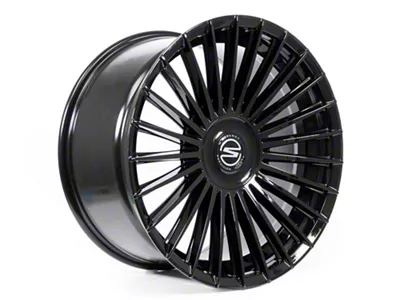 Select Precision Alloys Bristol Glossy Black 5-Lug Wheel; 20x9; 20mm Offset (87-90 Dakota)