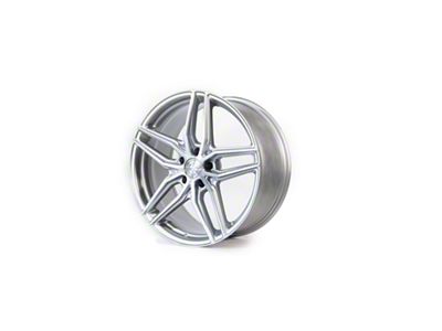 Select Precision Alloys Shadow Gloss Silver Brushed 5-Lug Wheel; 20x9; 20mm Offset (87-90 Dakota)