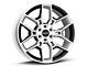 Carroll Shelby Wheels CS45 Chrome Powder with Black Inserts 6-Lug Wheel; 22x9.5; 12mm Offset (21-24 F-150)