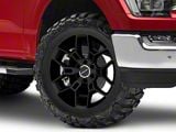 Carroll Shelby Wheels CS45 Gloss Black 6-Lug Wheel; 22x9.5; 12mm Offset (21-25 F-150)