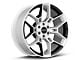 Carroll Shelby Wheels CS45 Chrome Powder with Black Inserts 6-Lug Wheel; 22x9.5; 12mm Offset (09-14 F-150)