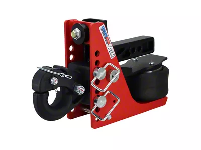 Shocker Hitch 12K Air Hitch Pintle Hook for 2-Inch Receiver Hitch; 3 to 7-Inch Drop (Universal; Some Adaptation May Be Required)