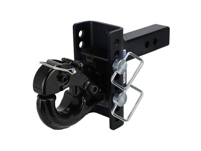 Shocker Hitch XR 12K Adjustable Pintle Hook for 2-Inch Receiver Hitch; 1-Inch Rise to 7-Inch Drop (Universal; Some Adaptation May Be Required)