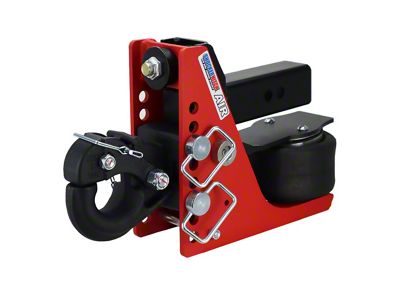 Shocker Hitch 12K Air Hitch Pintle Hook for 2.50-Inch Receiver Hitch; 3 to 7-Inch Drop (Universal; Some Adaptation May Be Required)