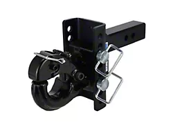 Shocker Hitch XR 12K Adjustable Pintle Hook for 2-Inch Receiver Hitch; 1-Inch Rise to 7-Inch Drop (Universal; Some Adaptation May Be Required)