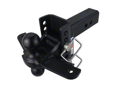 Shocker Hitch XR 16K Combo Ball Mount with Sway Bar Tabs for 2.50-Inch Receiver Hitch; 6-Inch Drop to 6-Inch Rise (Universal; Some Adaptation May Be Required)