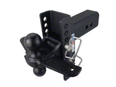 Shocker Hitch XR 20K Combo Ball Mount with Sway Bar Tabs for 3-Inch Receiver Hitch; 6-Inch Drop to 6-Inch Rise (Universal; Some Adaptation May Be Required)