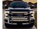 Sick Diesel LED Grille Lights; Silver Frame (2020 F-350 Super Duty King Ranch, Platinum, XLT)