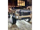 Sick Diesel LED Grille Light Power Bar with Plug and Play Harness; Silver Frame (20-25 Sierra 2500 HD Denali)