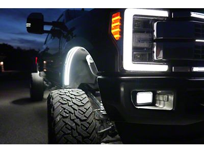 Sick Diesel Fender Wheel Lights; Single Row (Universal; Some Adaptation May Be Required)