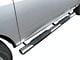 5-Inch Straight Oval Side Step Bars; Stainless Steel (20-24 Sierra 3500 HD Crew Cab)