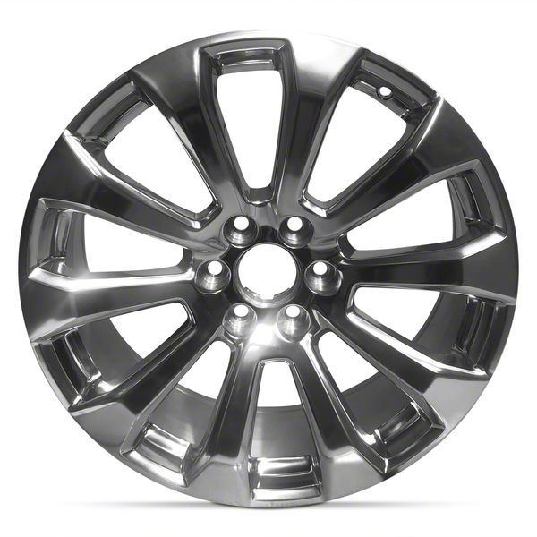 Sierra 1500 10-Spoke Replica Aluminum Polished 6-Lug Wheel; 22x9; 28mm ...