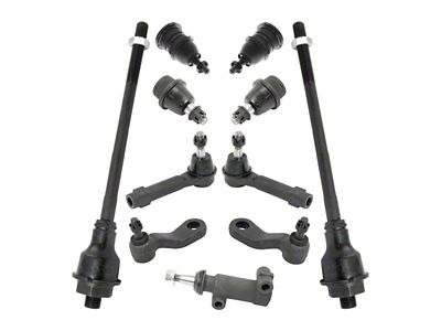 11-Piece Steering and Suspension Kit for 4-Groove Pitman Arms (99-06 4WD Sierra 1500 Regular Cab, Extended Cab)