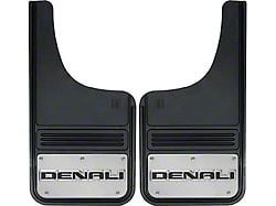 12-Inch x 23-Inch Mud Flaps with Denali Logo; Front or Rear (Universal; Some Adaptation May Be Required)