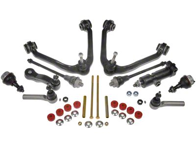 12-Piece Front Suspension and Steering Kit (99-06 Sierra 1500 w/ 4-Groove Pitman Arm)