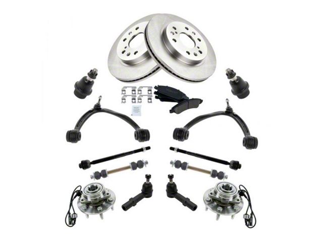 15-Piece Steering, Suspension and Brake Kit (07-13 4WD Sierra 1500)