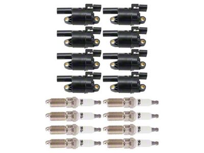 16-Piece Ignition Kit; Round Style (14-20 V8 Sierra 1500)