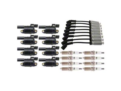 17-Piece Ignition Kit; Round Style (14-20 V8 Sierra 1500)