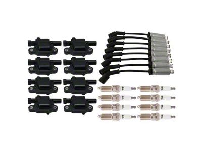 17-Piece Ignition Kit; Square Style (14-18 V8 Sierra 1500)