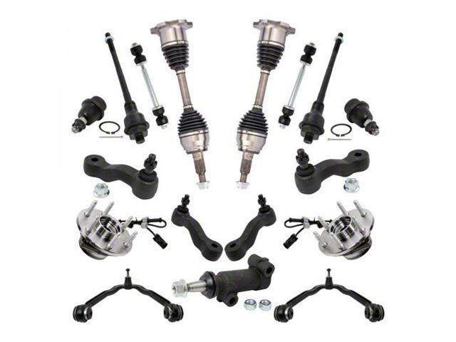 17-Piece Steering, Suspension and Drivetrain Kit (99-06 4WD Sierra 1500)