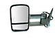 180 Degree Swing Powered Heated Manual Folding Towing Mirror; Driver Side (03-06 Sierra 1500)