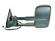 180 Degree Swing Powered Heated Manual Folding Towing Mirror; Driver Side (03-06 Sierra 1500)