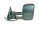 180 Degree Swing Powered Heated Manual Folding Towing Mirror; Driver Side (03-06 Sierra 1500)